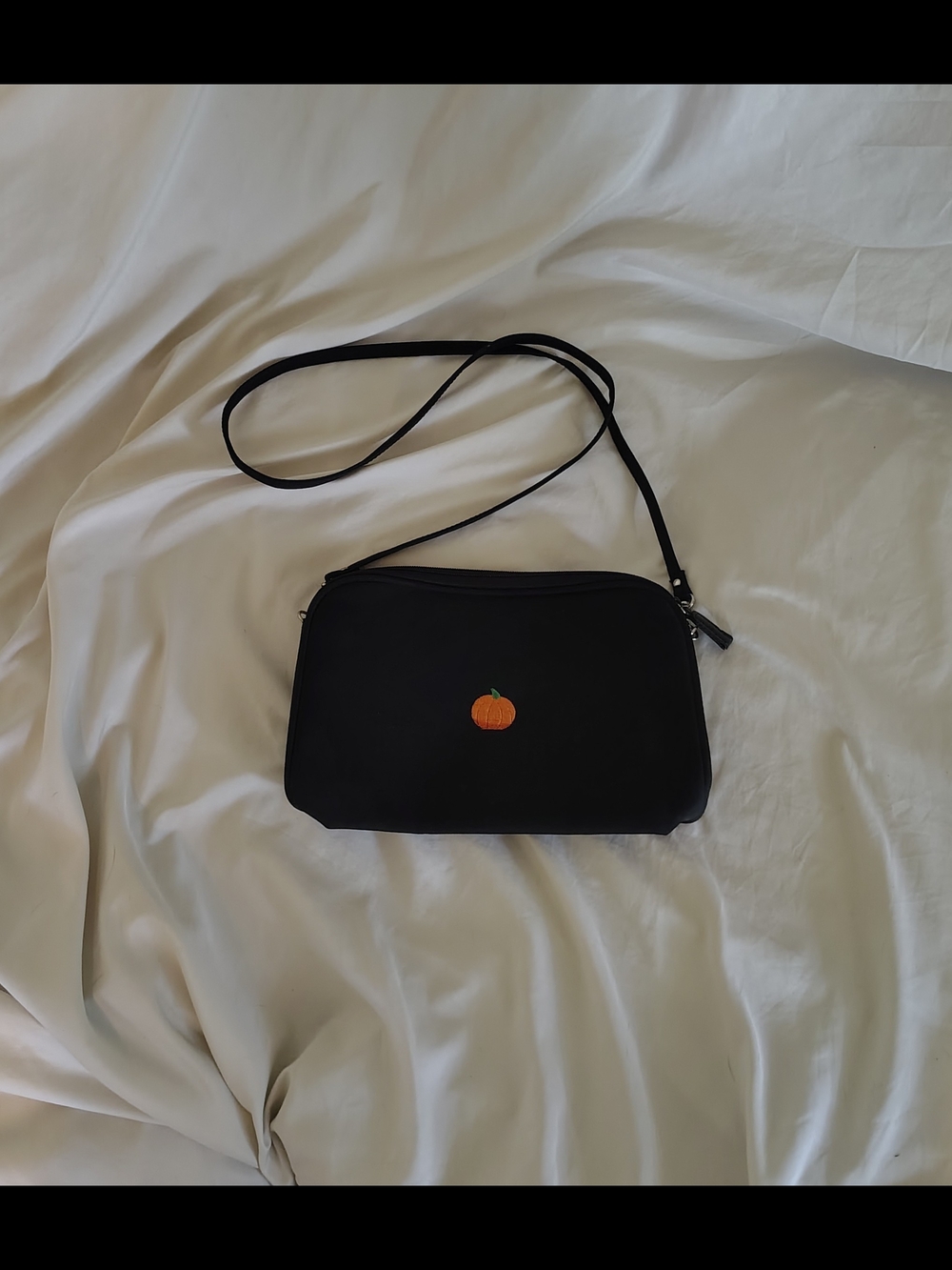Small Super Cute Witchy Whimsical Halloween Pumpkin Theme Crossbody Purse